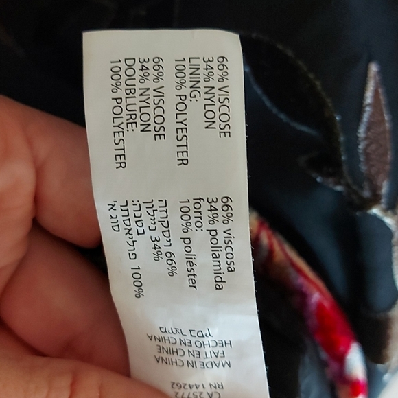 Dex label burnout velvet dress Size L - Picture 6 of 6